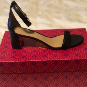 Brand new Tory Burch black sandals